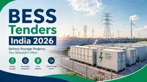 bess tenders india 2026 battery energy storage systems solar panels grid infrastructure india
