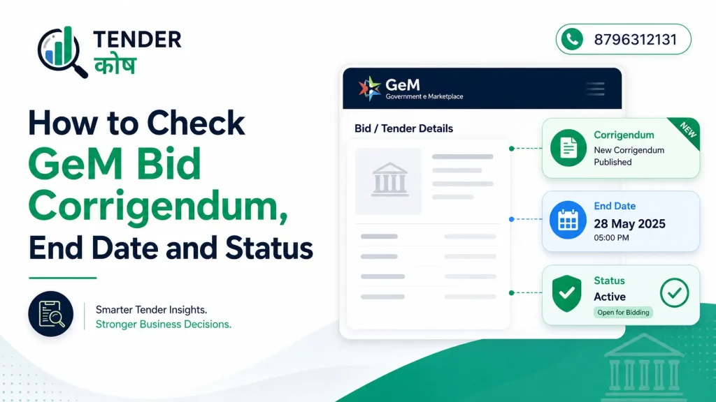 Check-GeM-Bid-Corrigendum-and-End-Date-Status