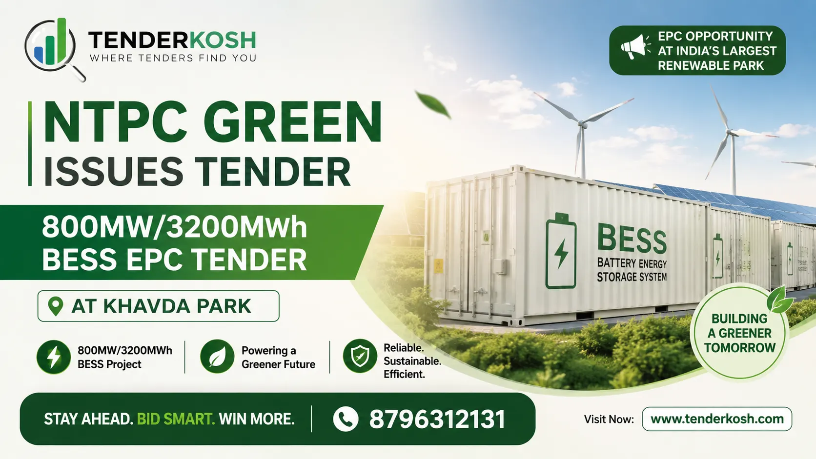 NTPC Green issues tender