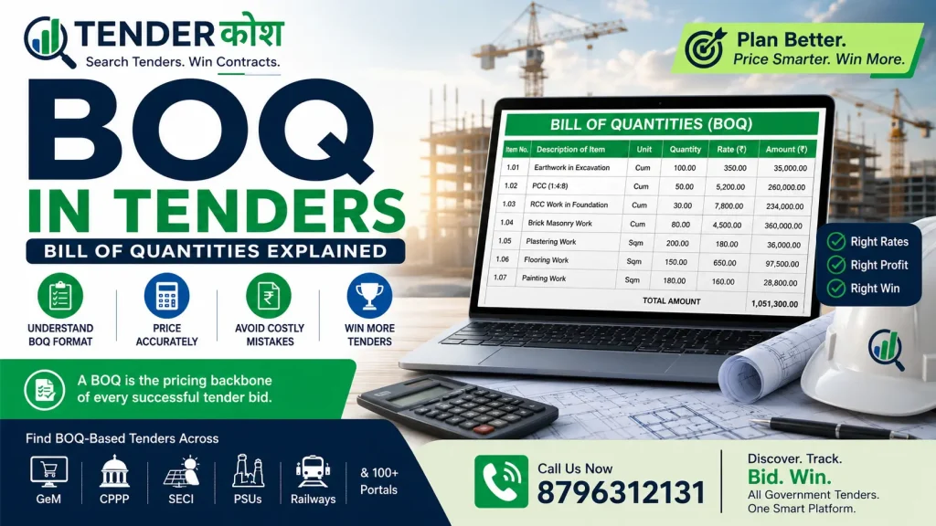 BOQ in tenders