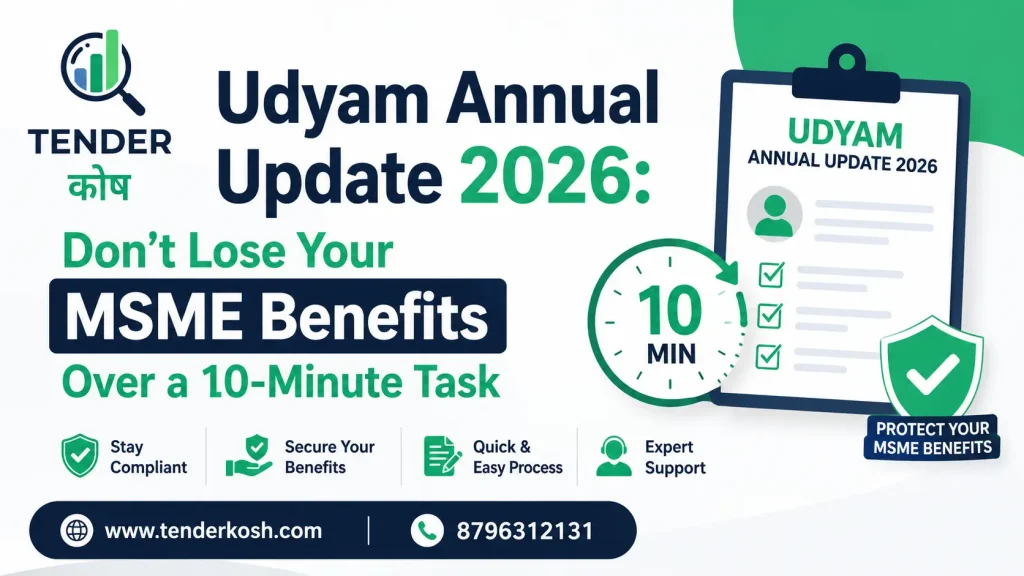 Udyam Annual Update 2026: Don't Lose Your MSME Benefits Over a 10-Minute Task